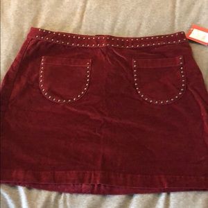 Velvet skirt size 14